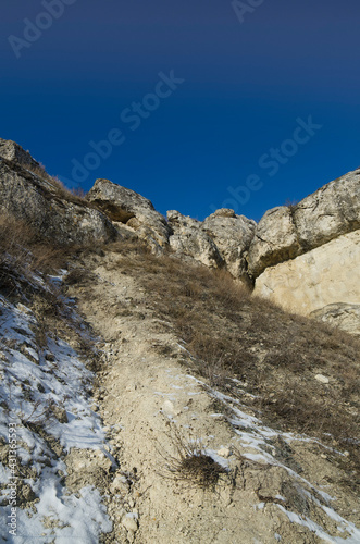 White hills in Crimea