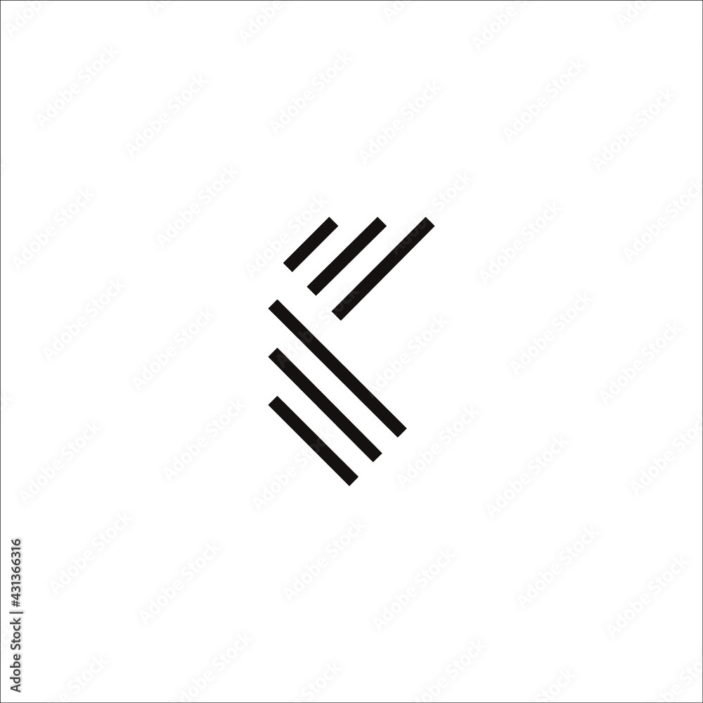 letter K logo design vector