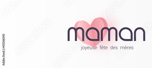 Joyeuse Fête des mères - bonne fête maman  - Fête des mères - je t'aime - maman