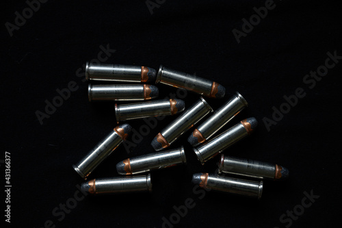 set of 0.38 revolver handgun bullets