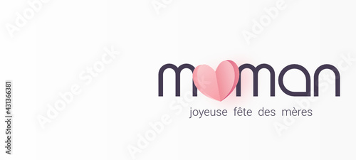 Joyeuse Fête des mères - bonne fête maman  - Fête des mères - je t'aime - maman
