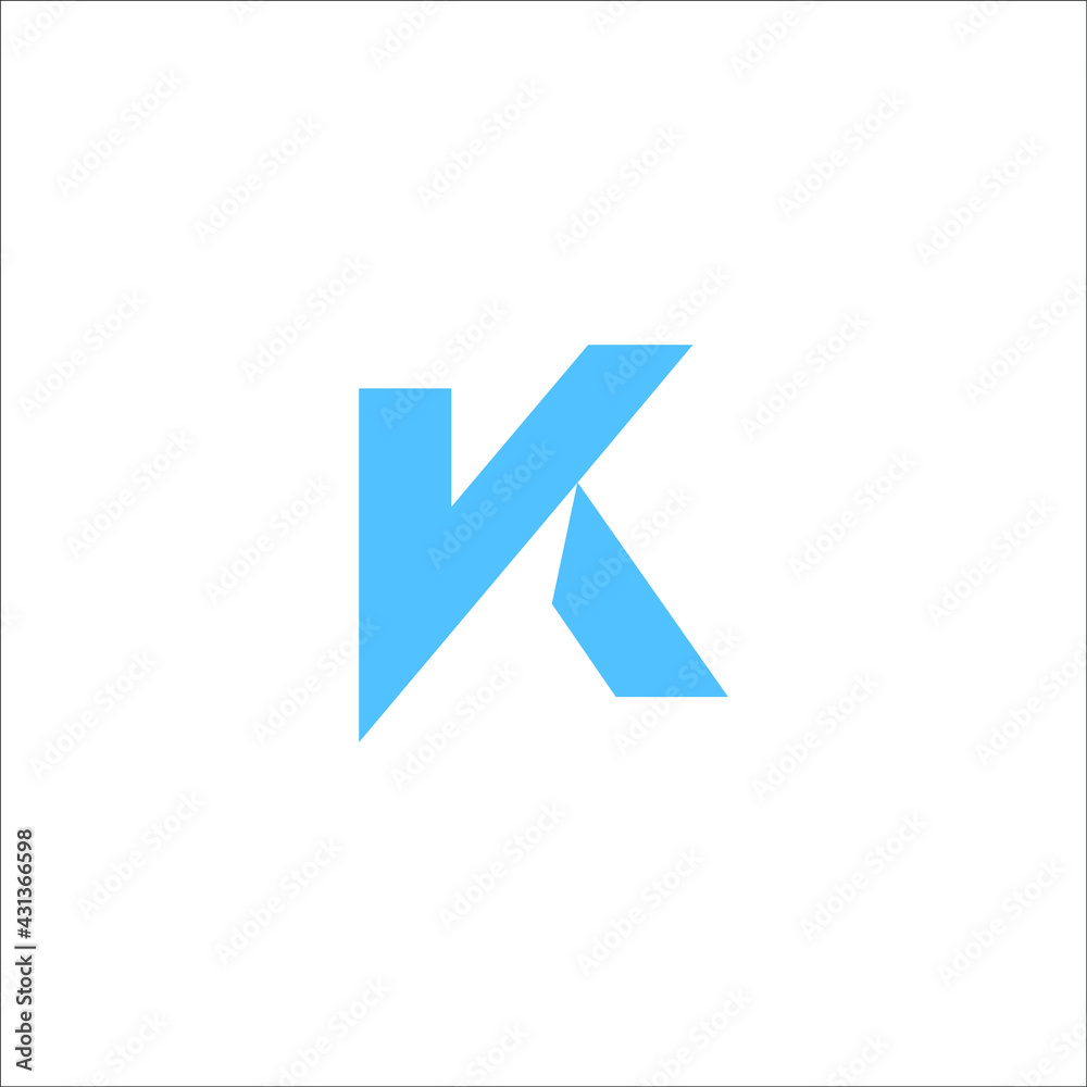 letter K logo design vector letter K logo design vector