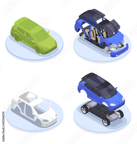Car Designer Profession Production Set