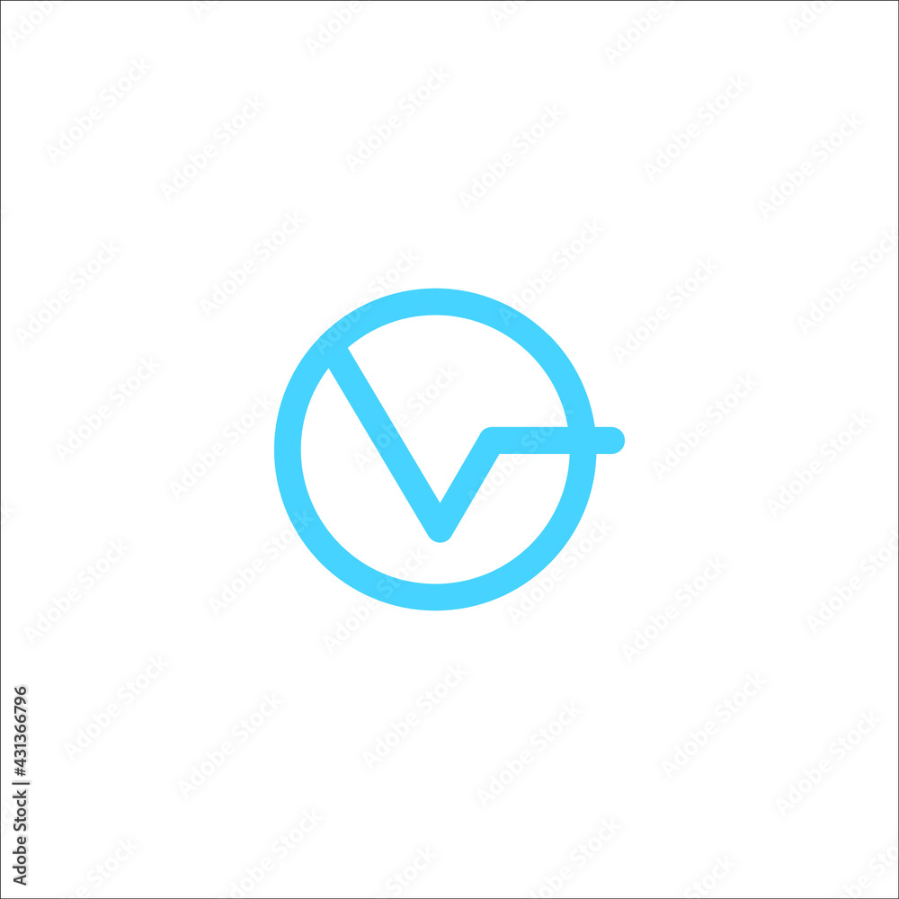 letter V logo design vector letter V logo design vector