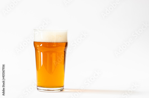 Glass of craft beer