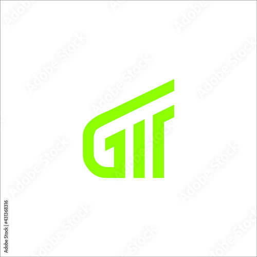 Graph letter G logo design vector 