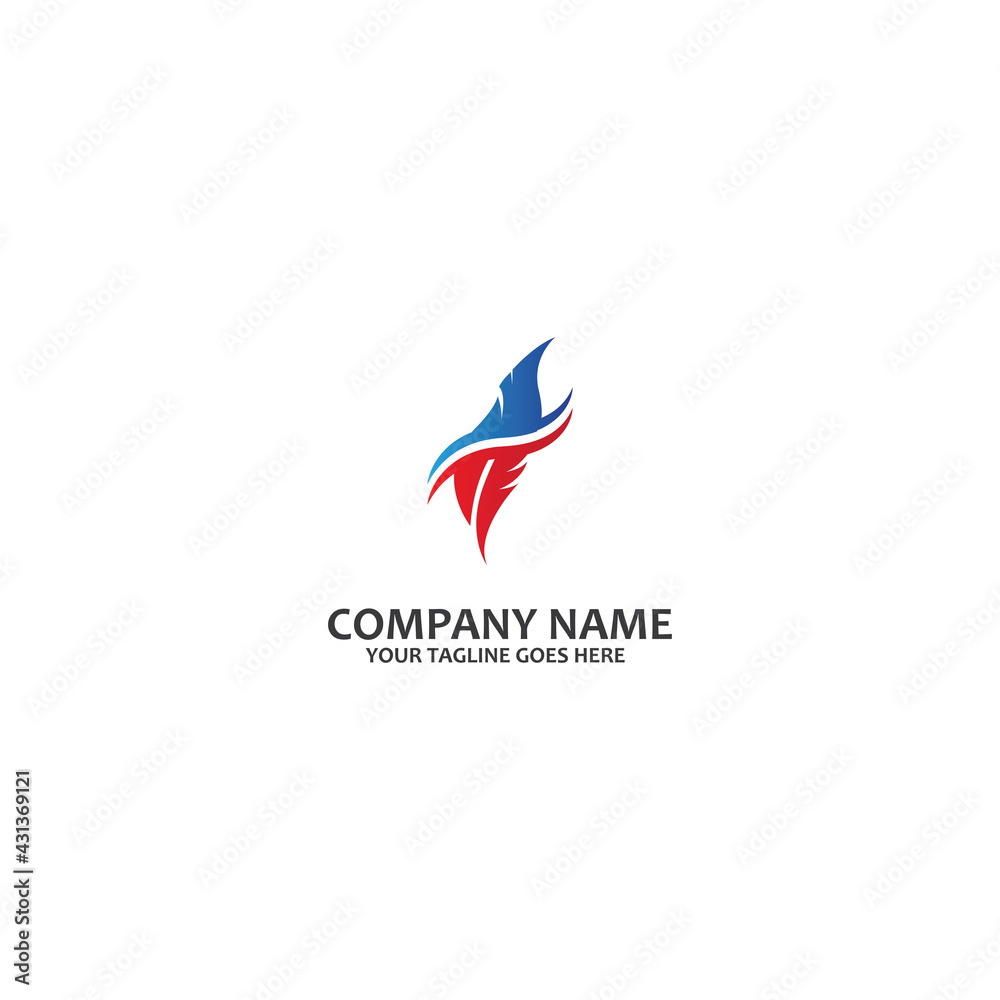 feather pen symbol icon vector logo feather pen symbol icon vector logo