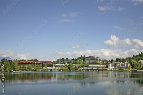 View of Bled town. Slovenia