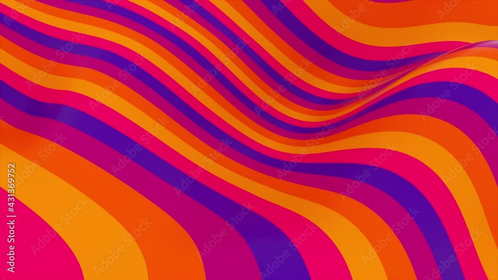 Striped 3d render tracery with wavy fluid shape and dynamic retro textures. Geometric fluid flow with decorative stripes in trendy creative futurism technology composition. Striped 3d render tracery with wavy fluid shape and dynamic retro textures. Geometric fluid flow with decorative stripes in trendy creative futurism technology composition.