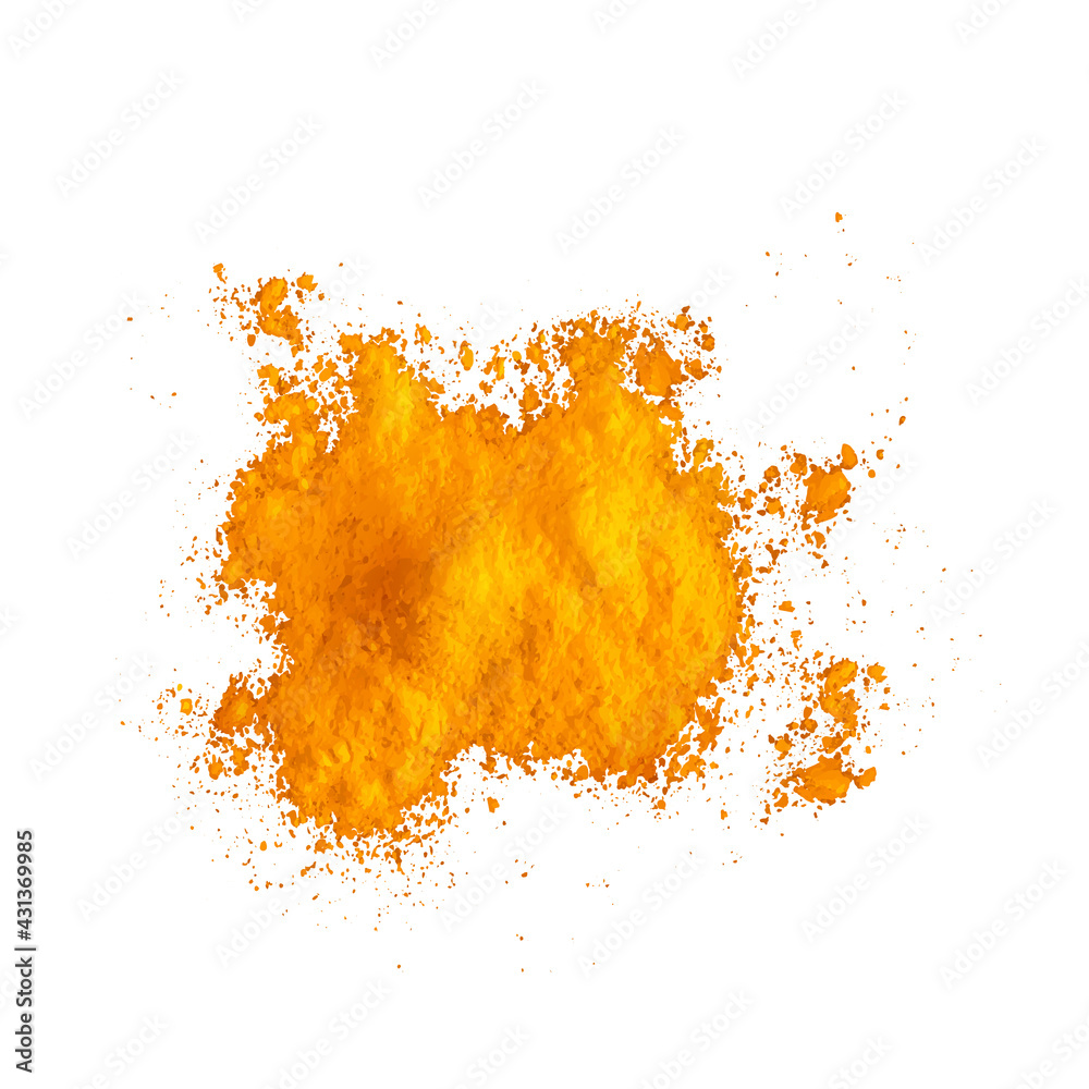 Realistic Curry Powder Composition