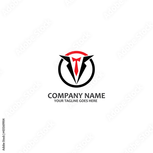 black mafia men tuxedo symbol vector logo