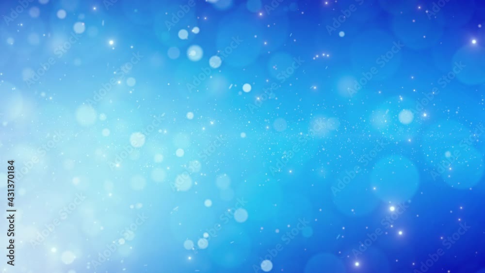 blue abstract animation particles background