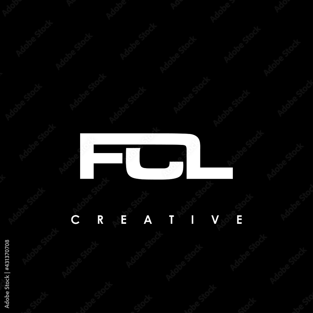 FCL Letter Initial Logo Design Template Vector Illustration FCL Letter Initial Logo Design Template Vector Illustration