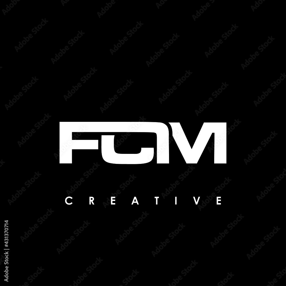 FCM Letter Initial Logo Design Template Vector Illustration