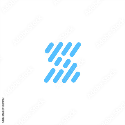 letter S logo design vector