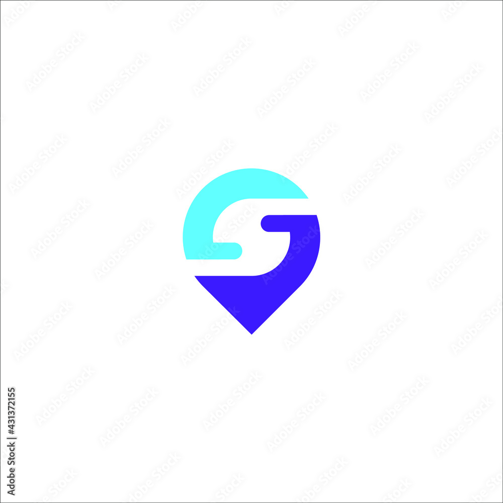 s pin location logo design vector s pin location logo design vector