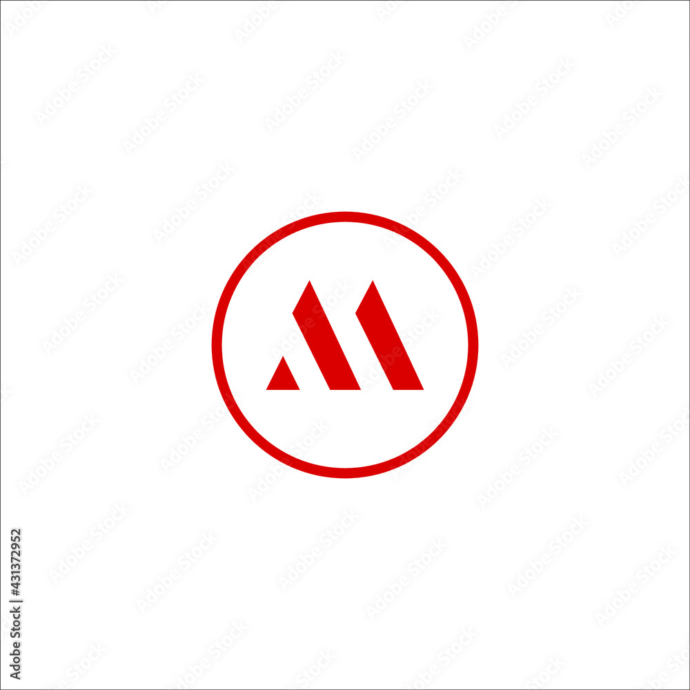 m logo design vector sign m logo design vector sign
