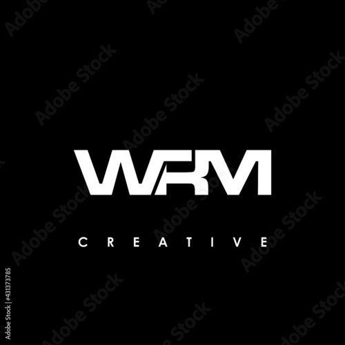 WRM Letter Initial Logo Design Template Vector Illustration