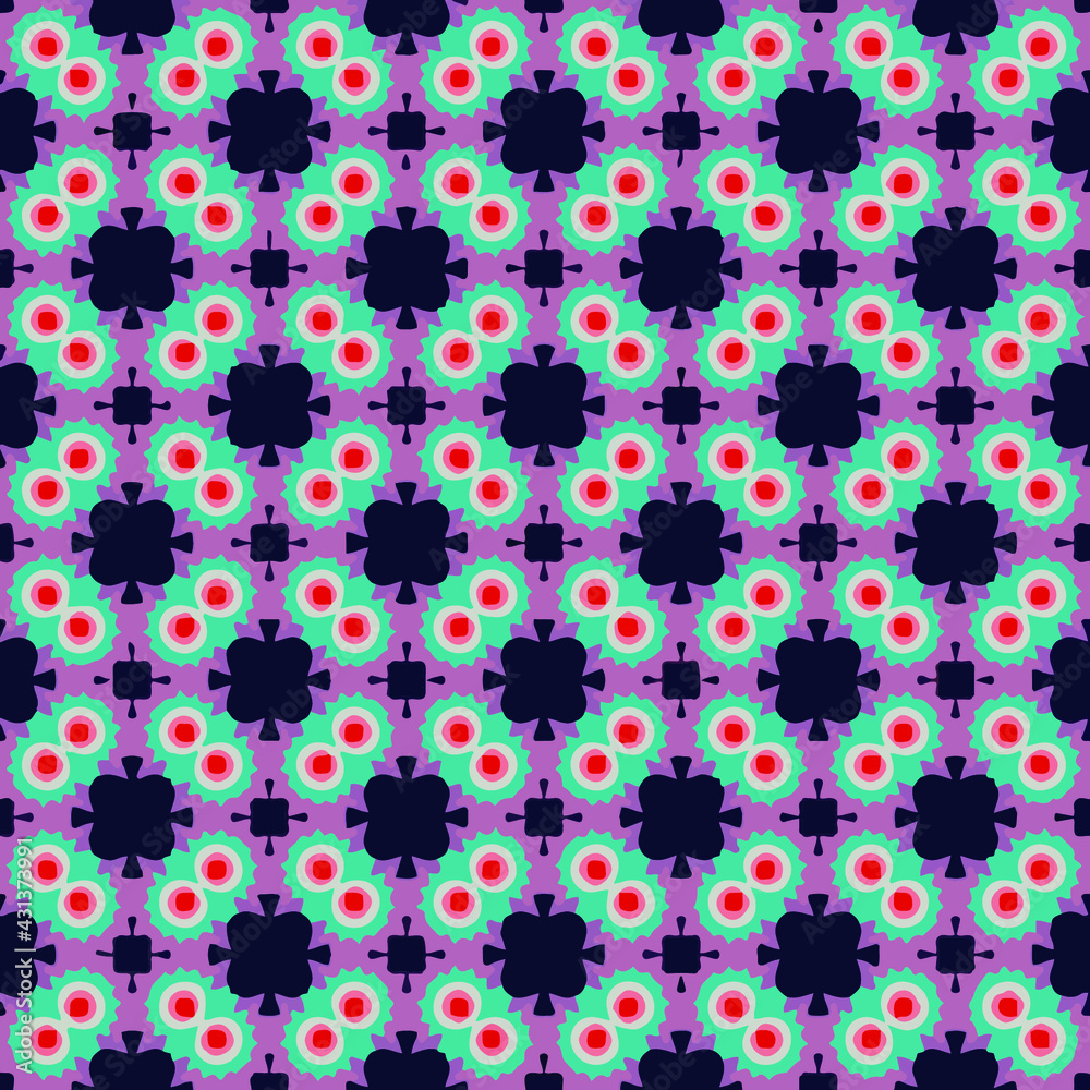 Christmas seamless vector pattern. Great for wrapping paper and wallpaper. Abstract background with repeating patterns .