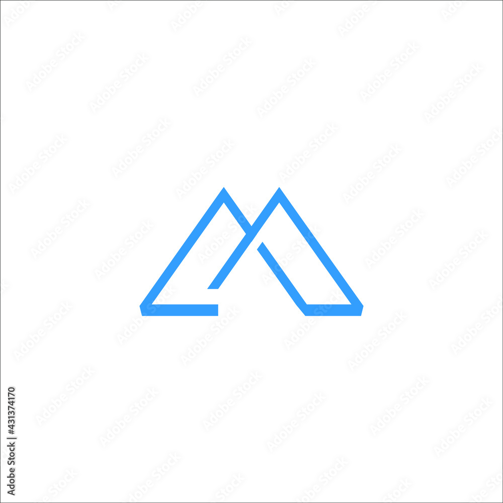 m logo design vector sign m logo design vector sign
