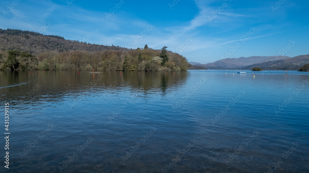 Views of Windermere from Bowness. April 2021