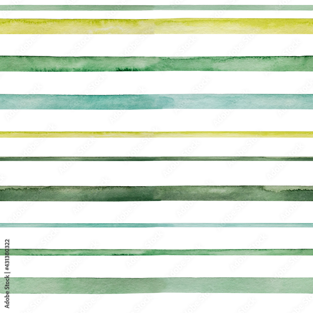 Obraz premium Beautiful watercolor drawing. Hand painted seamless pattern. Closeup, no people