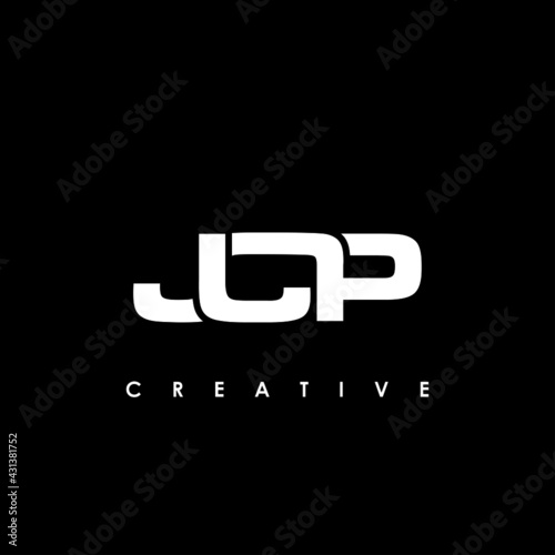 JCP Letter Initial Logo Design Template Vector Illustration