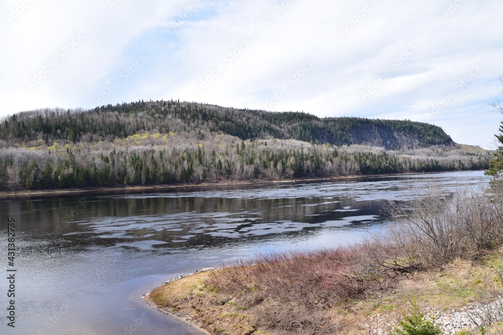 St-Maurice river in southern Quebec 