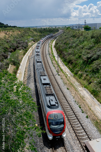 Tren de cercanías en madrid