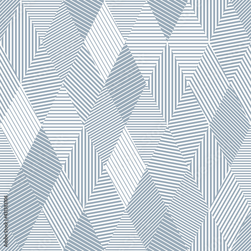 A seamless pattern of lines  rhombus  stripes.