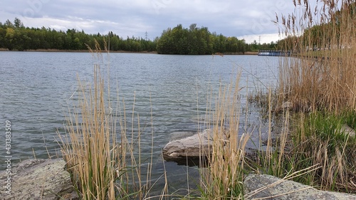 lake "Horstmarer See" in germany in spring