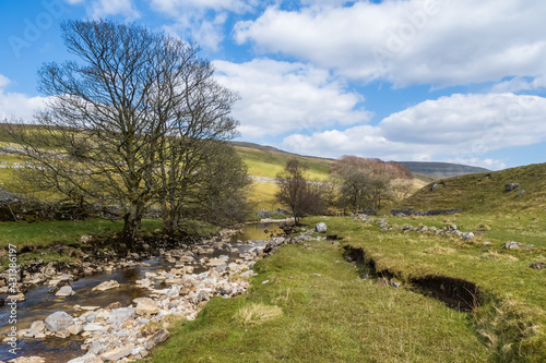 The Dales Way at Beckermonds near Yockenthwaite in Upper warfedale photo