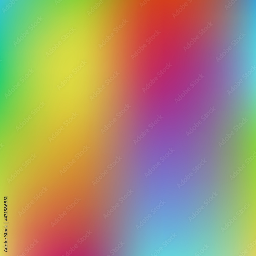 Rainbow gradient mesh background. Vector