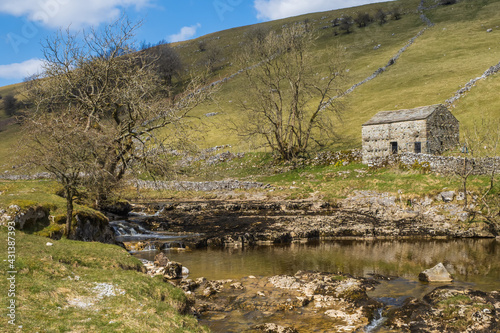 The Dales Way at Beckermonds near Yockenthwaite in Upper warfedale photo