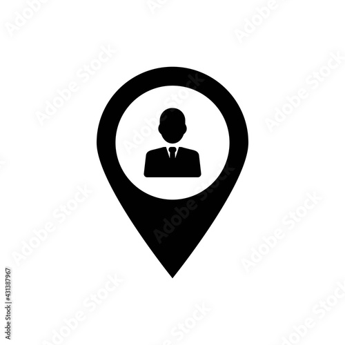 Free Download Man location icon - GFXLoad