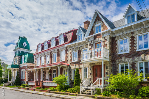 Cute traditional house in Levis old town near the town of Quebec City (Canada)