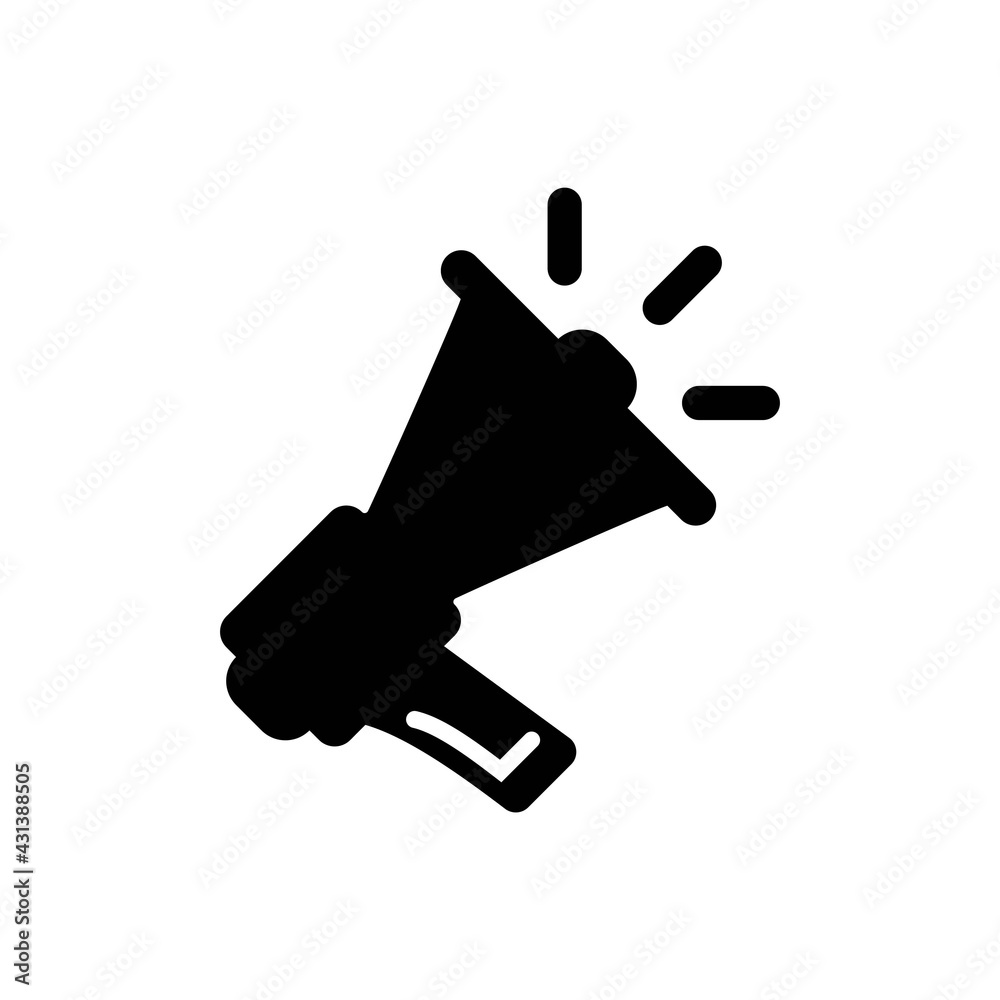 Advertising megaphone icon Advertising megaphone icon