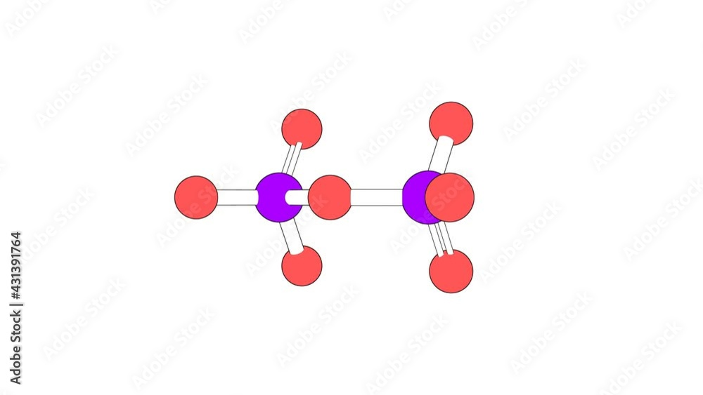 360º realistic 3D view of Pyrophosphate Ion as a seamless loop over a white opaque background with alpha mask. Also called phosphonato phosphate and unii-x3ssv2v6l3. 360º realistic 3D view of Pyrophosphate Ion as a seamless loop over a white opaque background with alpha mask. Also called phosphonato phosphate and unii-x3ssv2v6l3.