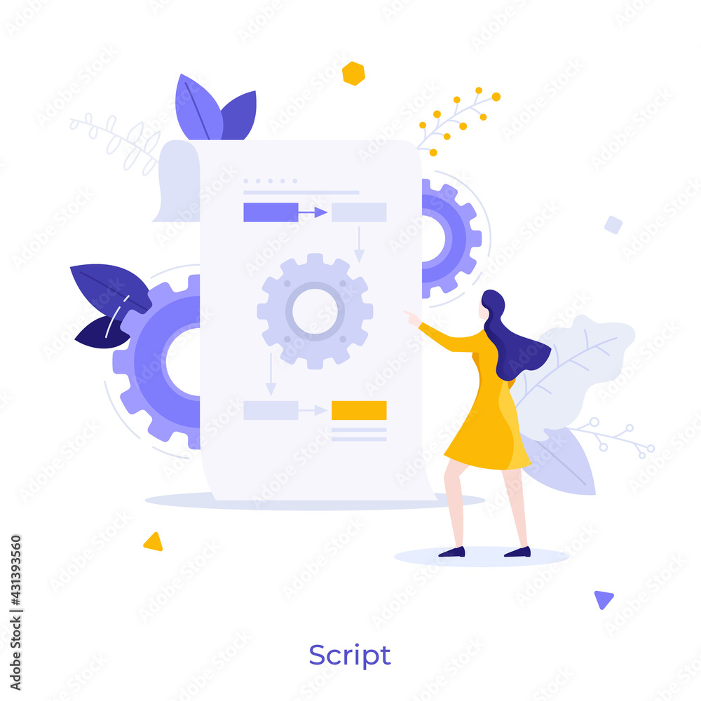 Abstract Character Concept. Vector Abstract Character Concept. Vector