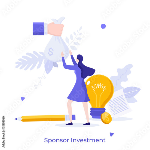 Abstract Character Concept. Vector