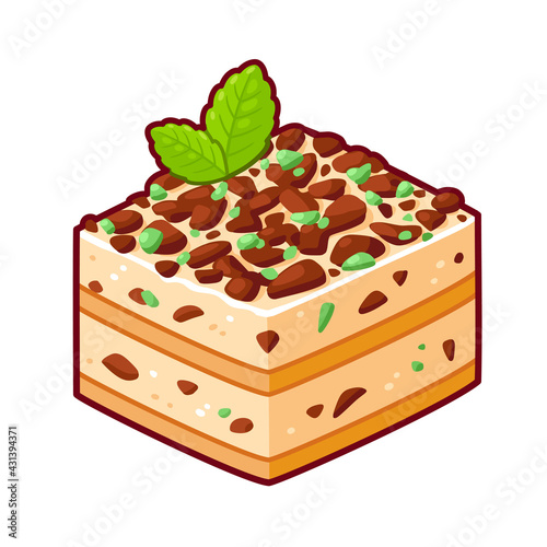 Peppermint Crisp Tart, South African dessert