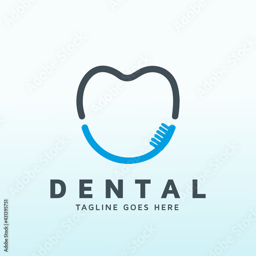 online dental guard service logo design templates