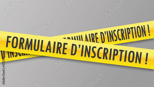 Logo formulaire d'inscription.