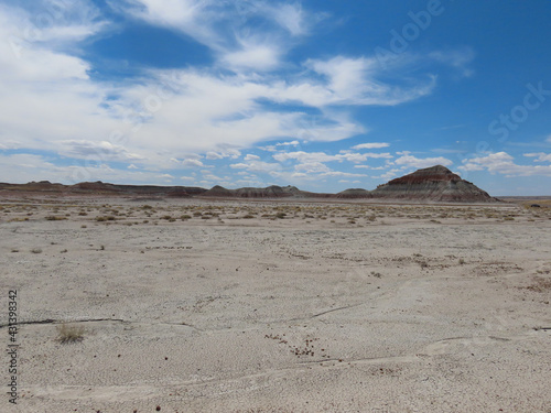 The Tepees in the Petrified Forest National Park in Arizona.