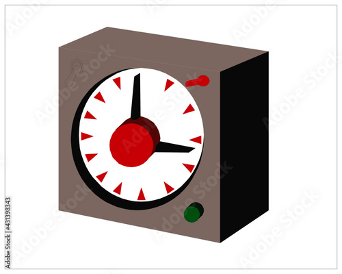 Darkroom Timer vector clip-art element