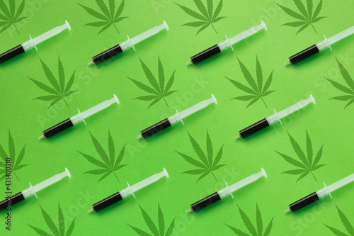 Cannabis Oil in a Syringe
