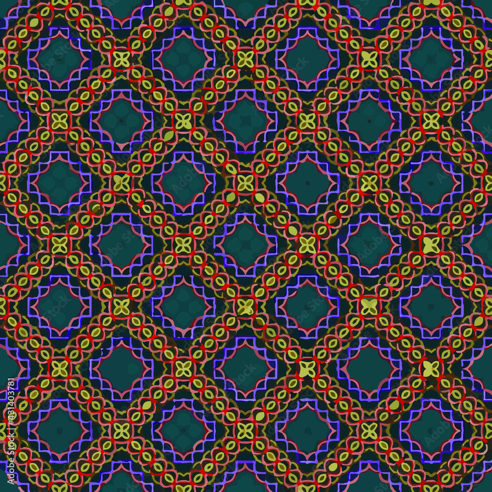 Christmas seamless vector pattern. Great for wrapping paper and wallpaper. Abstract Christmas seamless vector pattern. Great for wrapping paper and wallpaper. Abstract