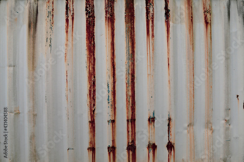 rusty rusted old corrugated steel metal structure wall shipping container