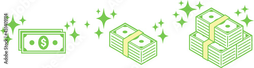 紙幣　大金　札束