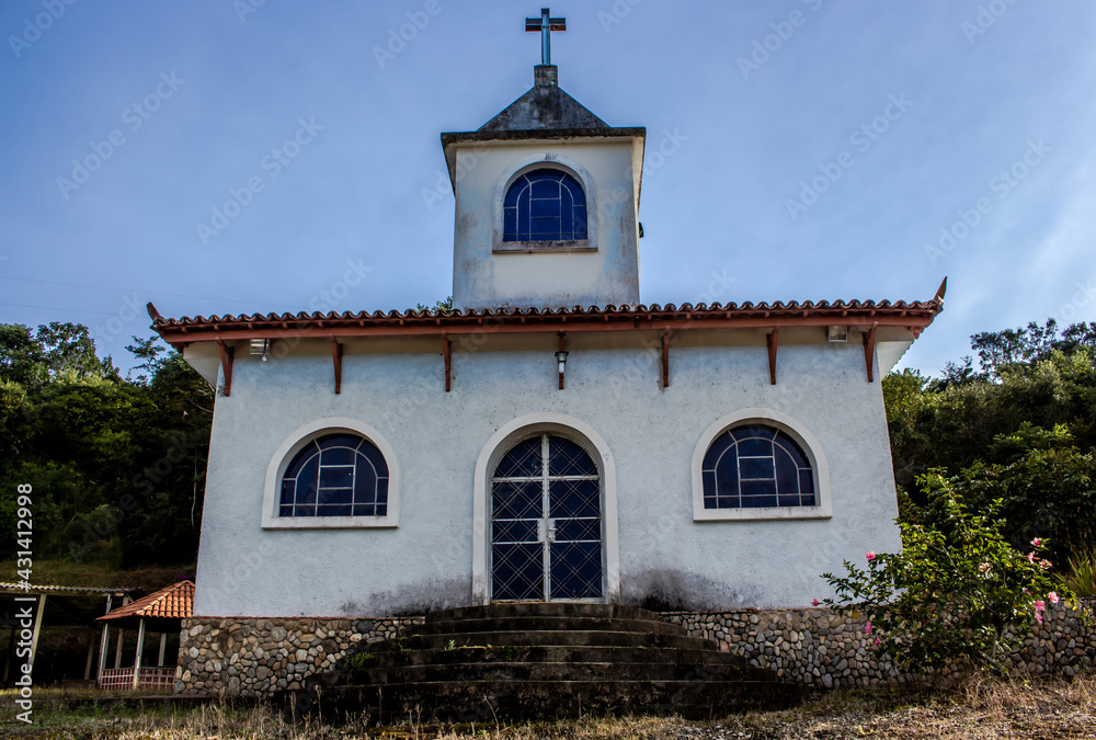 old church or chapel built in the countryside, quiet place to express your faith